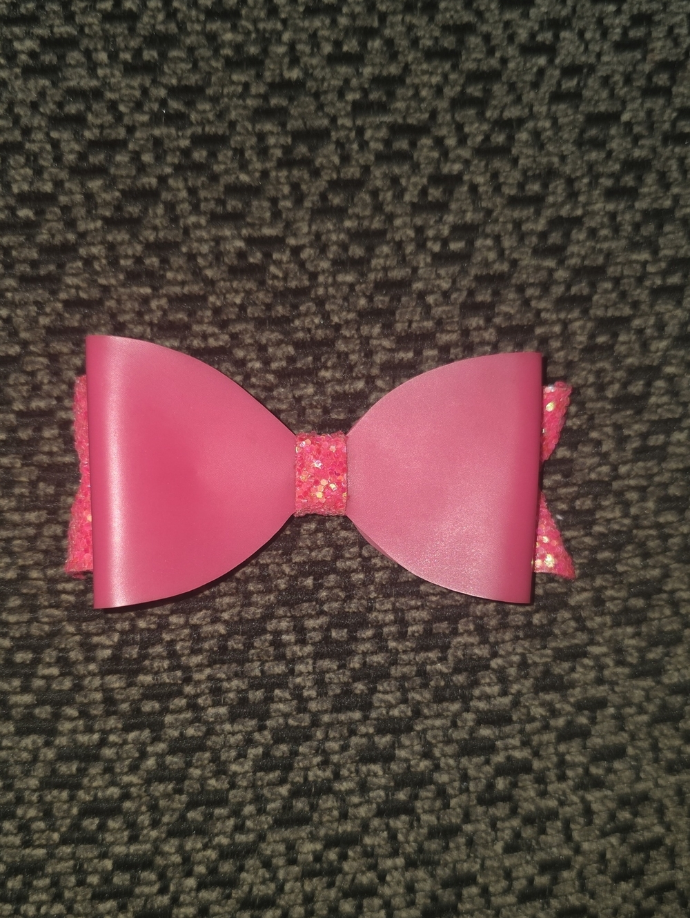 Kids Pink Bow Hair Clip